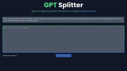 GPT Splitter